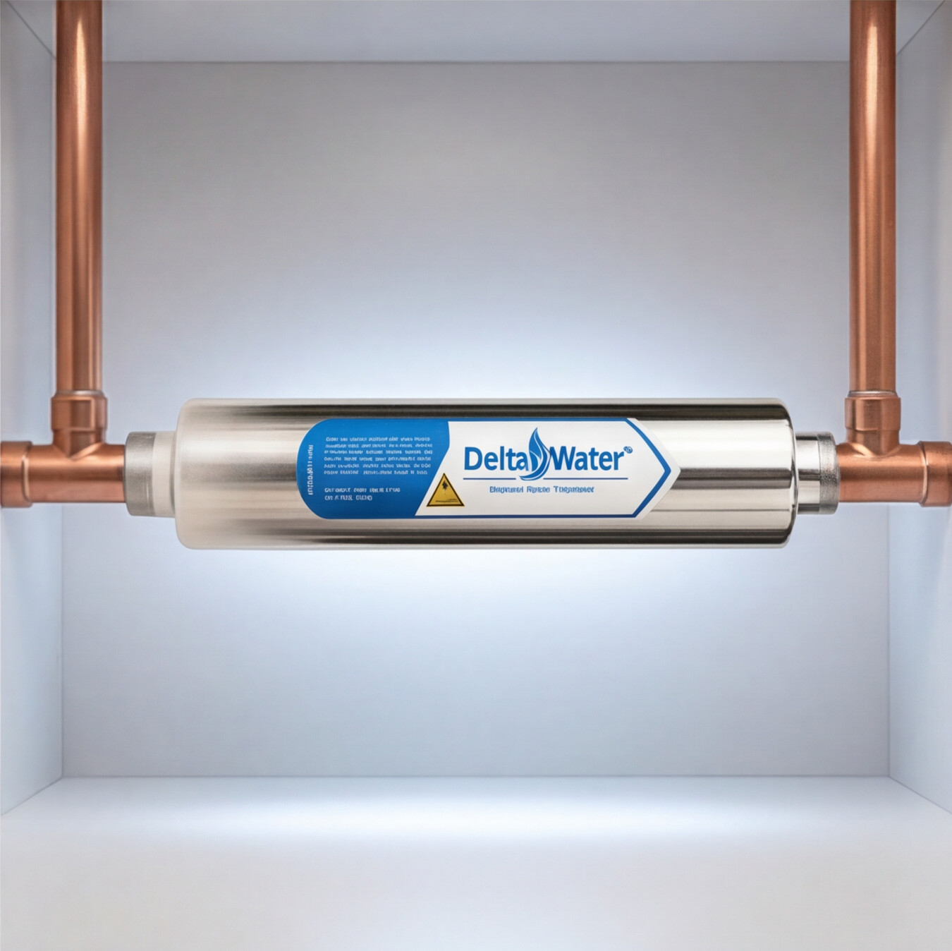 حماية أنابيب المياه المنزلية من الكلس بجهاز Delta Water